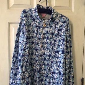 Lilly Pulitzer Trunky Elephant skipper jacket L